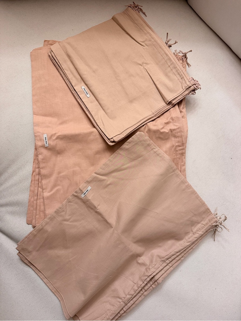 Miu Miu Shoe Dust Bag / Storage Bag